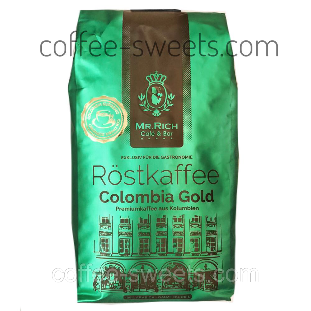 Кава зернова Mr. Rich Colombia Gold 500g