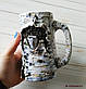 Керамічний кухоль ручної роботи "Для пива", фото 2