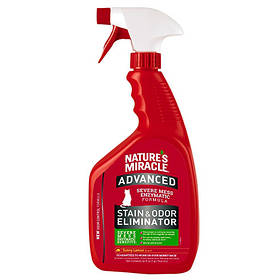 Спрей знищувач плям та запахів від котів NM Advanced Stain an Odor Eliminator з посиленою формулою 946мл
