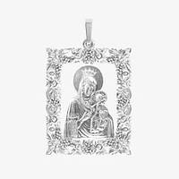 Ладанка серебряная Богородица