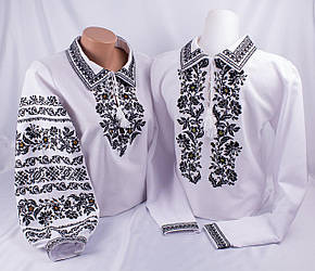 Вишиванки для закоханих "Чорна лілія"