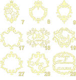 Сімейний герб, ініціали на весілля, монограма, весільний герб із дерева — герб 44, фото 4