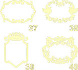 Сімейний герб, ініціали на весілля, монограма, весільний герб із дерева — герб 44, фото 6