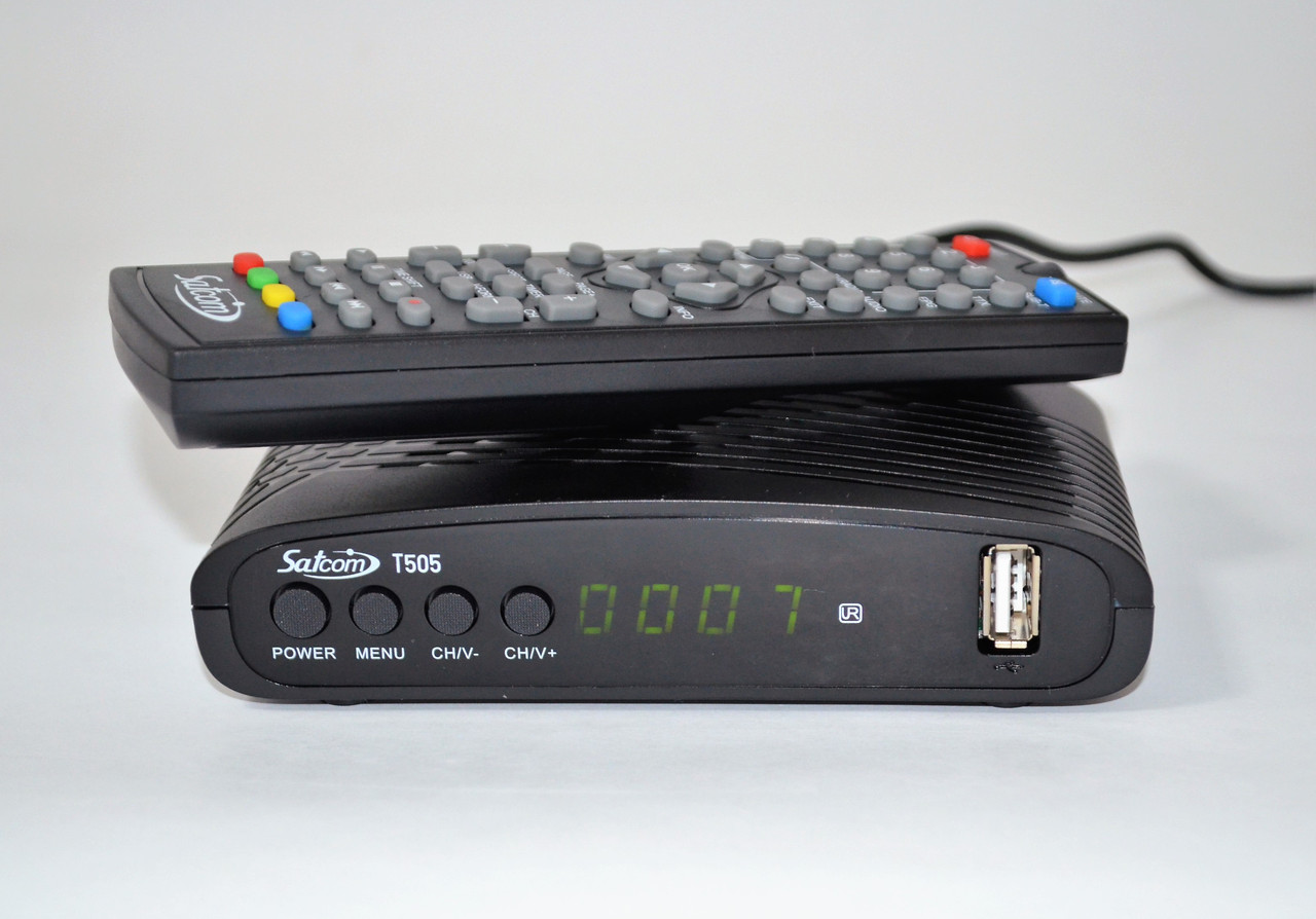 Satcom T505 HD IPTV — DVB-T2 Тюнер Т2