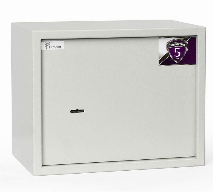 Сейф меблевий Ferocon БС-25КД. 7035 250(в)х310(ш)х200(гл)
