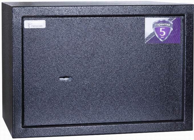 Сейф меблевий Ferocon БС-25К. 9005 250(в)х350(ш)х250(гл), фото 1