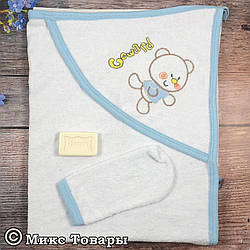 Дитячий рушник для купання Розмір: 78х 88 см Туреччина (6816-1)