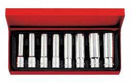 Набір головок подовжених 1/2" (12-23 мм) 8 предметів T45400 AmPro