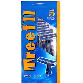 Одноразові станки для гоління «Treet II Platinum®» 5шт. T0006