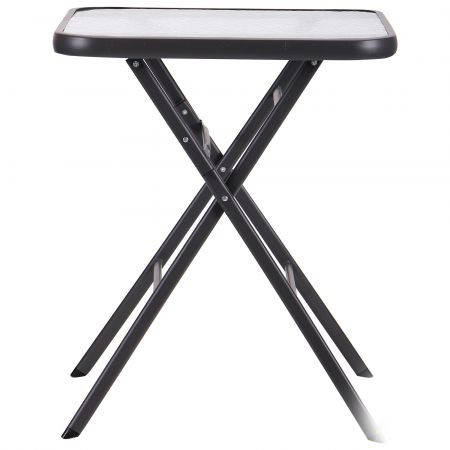 Купить Садовый уличный раскладной стол металлический со стеклом Mexico ...