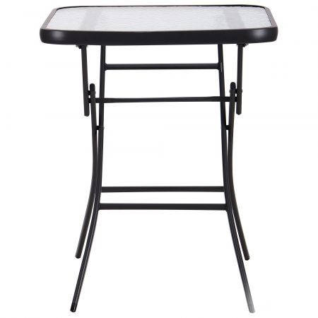 Купить Садовый уличный раскладной стол металлический со стеклом Mexico ...
