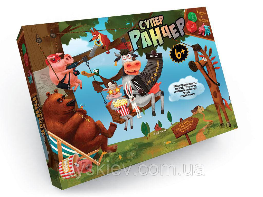 Настільна гра "Супер Ранчер" продовження гри "Ферма Люкс" Danko Toys, фото 1
