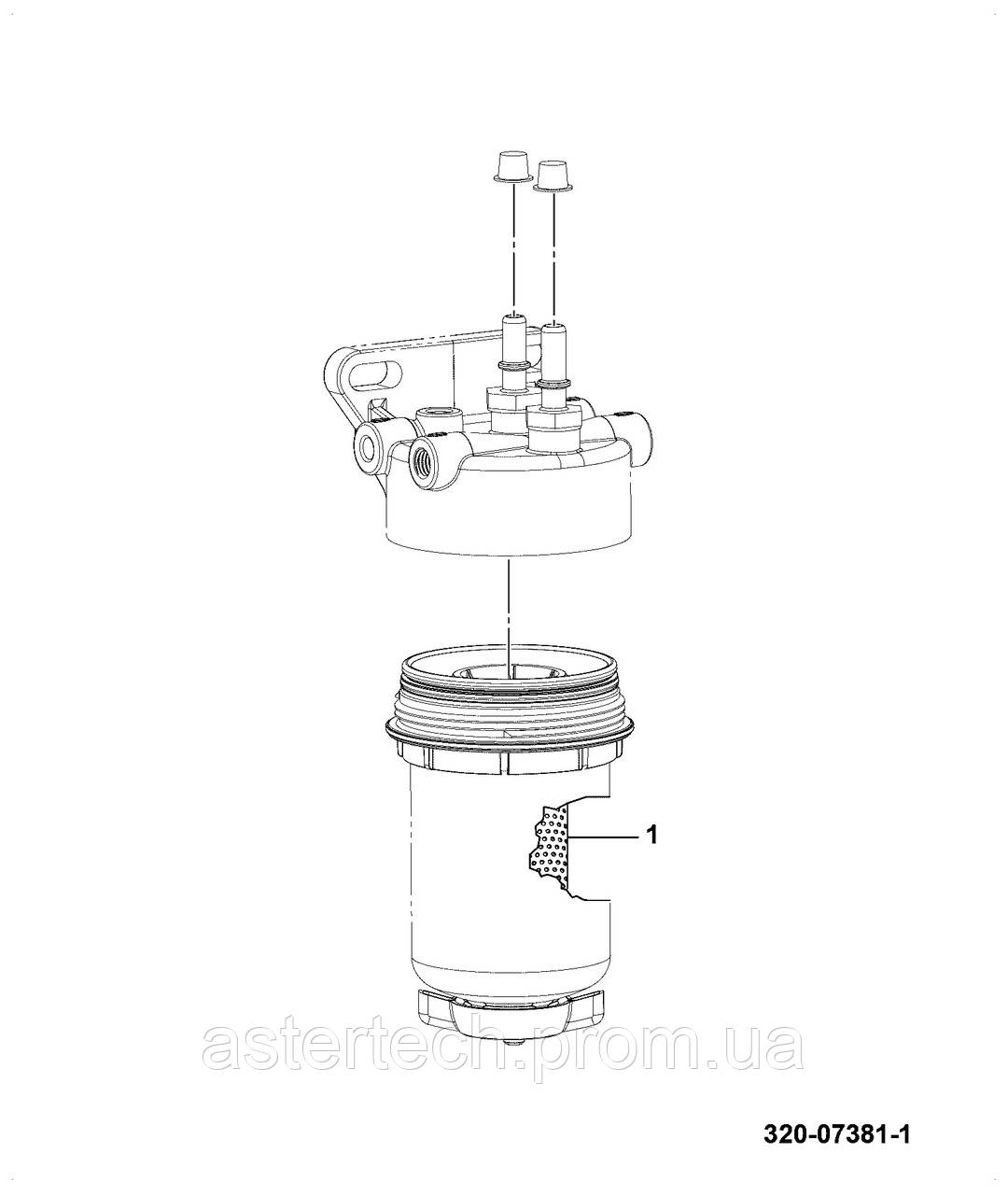 Фильтр топливный тонкой очистки JCB 320/07382 - фото 4 - id-p731678189