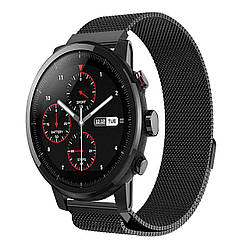 Міланський сітчастий ремінець Primo для годинника Xiaomi Huami Amazfit SportWatch 2 / Amazfit Stratos - Black