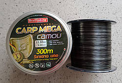 Волосінь рибальська BratFishing carp mega camou 300m 0,3 мм