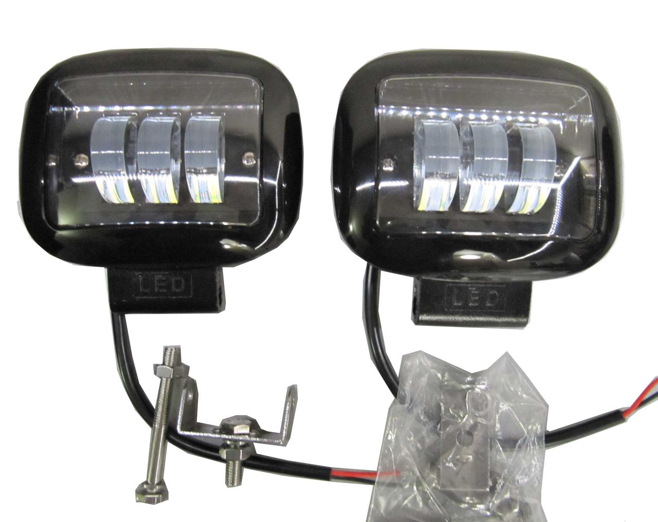 LED фари 67-30W — 2 штуки