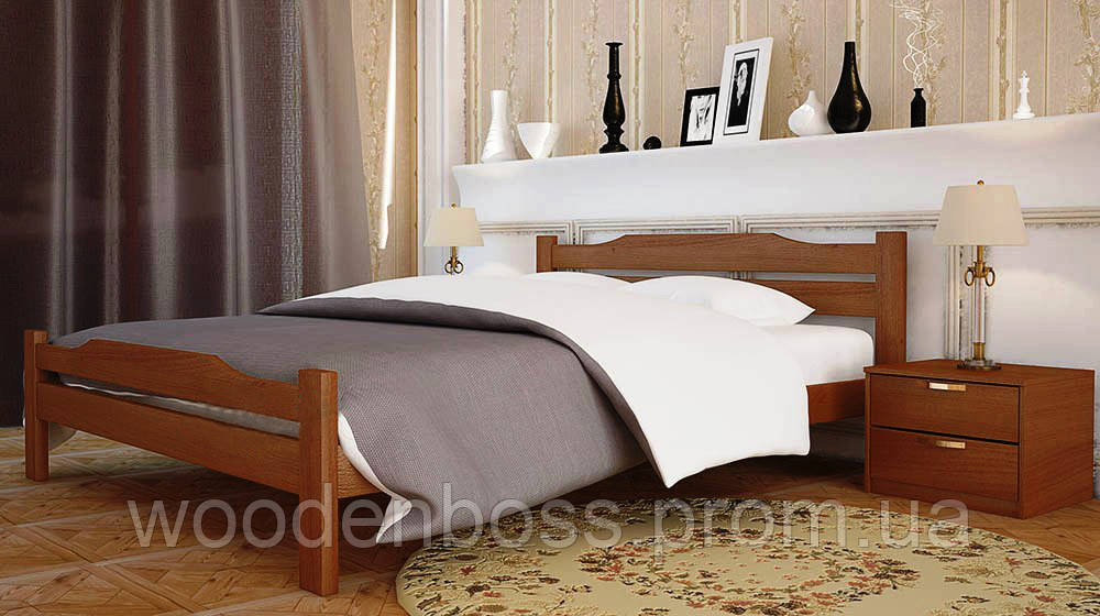 Ліжко полуторне від"Wooden Boss" Сафіра (спальне місце 120х190/200)