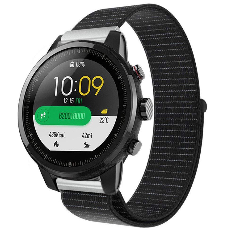Нейлоновий ремінець Primo для годинника Xiaomi Huami Amazfit SportWatch 2 / Amazfit Stratos - Black