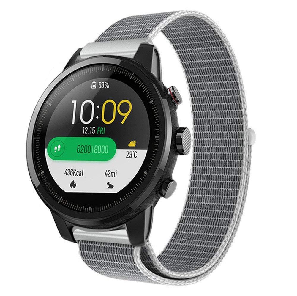 Нейлоновий ремінець Primo для годинника Xiaomi Huami Amazfit SportWatch 2 / Amazfit Stratos - White