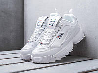 Белые женские кроссовки Fila