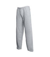 Спортивні штани бавовняні без гумки знизу - 64032-94 сіро-ліловий