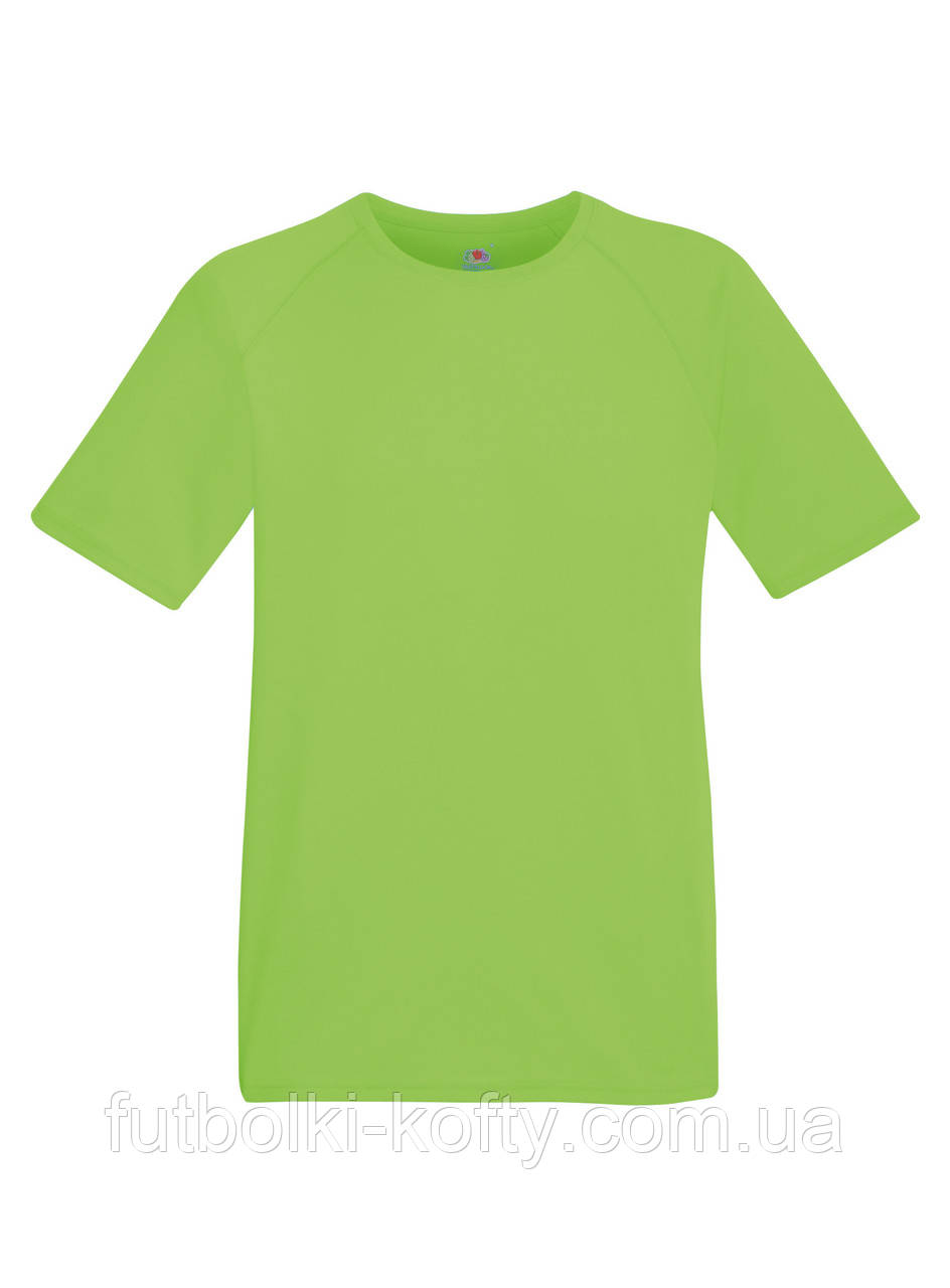 Чоловіча спортивна футболка Fruit of the loom Лайм 61-390-Lm Xxl