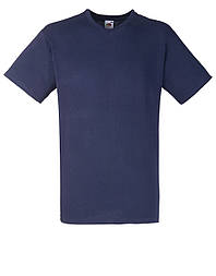 Чоловіча футболка синя з V-подібним вирізом (глибокий темно-синій) Fruit of the Loom 46, Глибокий темно-синій