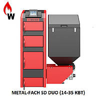 Пеллетний котел METAL-FACH SOKOL SD DUO-35 кВт (до 350 м2) Польща