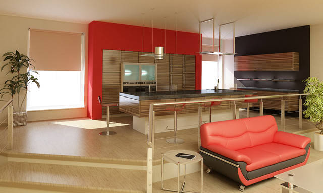 Цитування кольору в інтер'єрі.