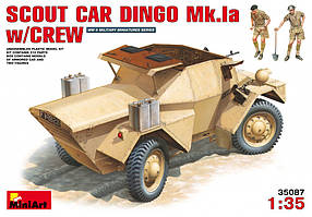 Розвідувальний бронеавтомобіль Дінго Mk.1a з екіпажем. 1/35 MINIART 35087