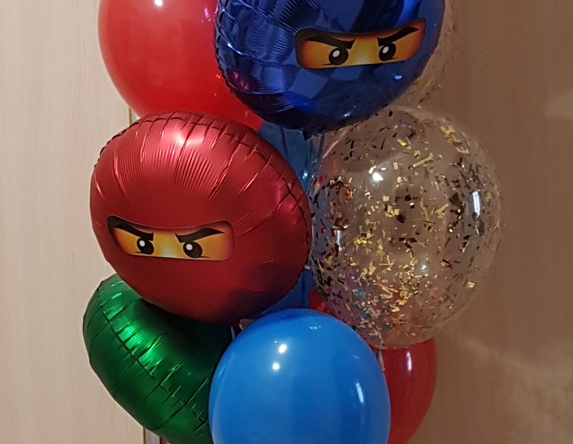 Фольгований куля-коло гелієвий Lego