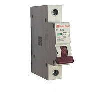 Автоматичний вимикач ElectroHouse 1 полюс 16A 4,5 kA 230-400V IP20