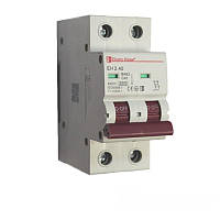 Автоматичний вимикач ElectroHouse 2 полюси 40A 4,5 kA 230-400V IP20