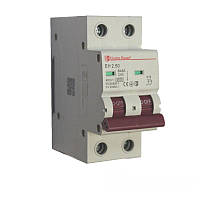 Автоматичний вимикач ElectroHouse 2 полюси 50A 4,5 kA 230-400V IP20