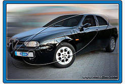 Хром молдинги на скло Alfa Romeo 156 (Альфа Ромео 156)