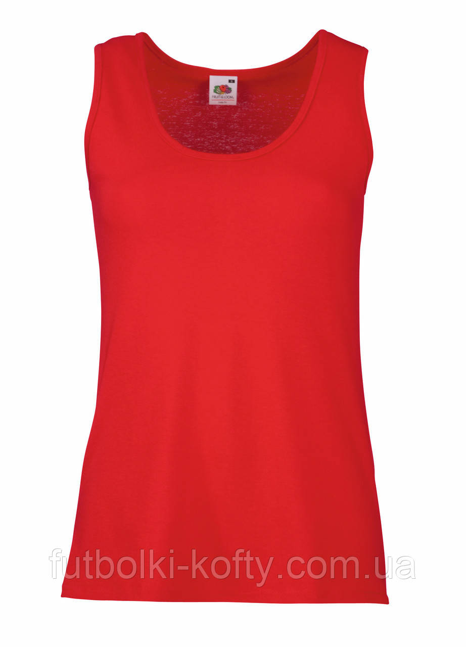 Женская Классическая Красная Майка Fruit Of The Loom 61-376-40 XXL ...