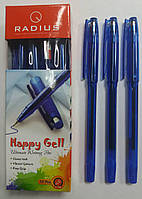 Ручка гелевая RADIUS Happy Gell синий, 0,7мм