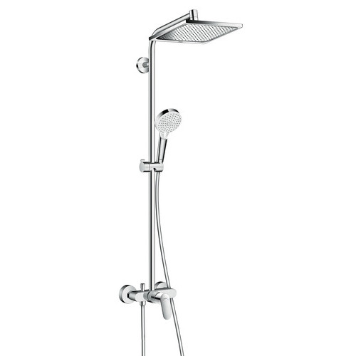 Душевая система HANSGROHE с однорычажным смесителем Crometta E 240
