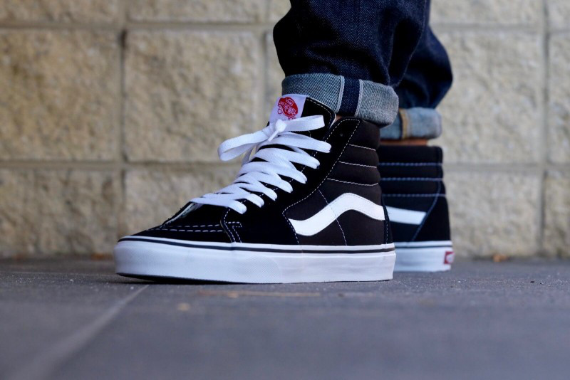 Кеди Vans SK8-Hi Кросівки Vans Old Skool Hi Black, фото 1