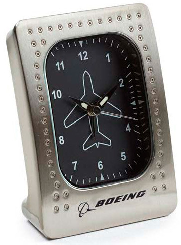 Настільний годинник Boeing Aircraft Window Clock 460060030169 (Silver)