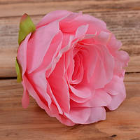 Головка троянди рожевий кварц 8 см Квіти штучні