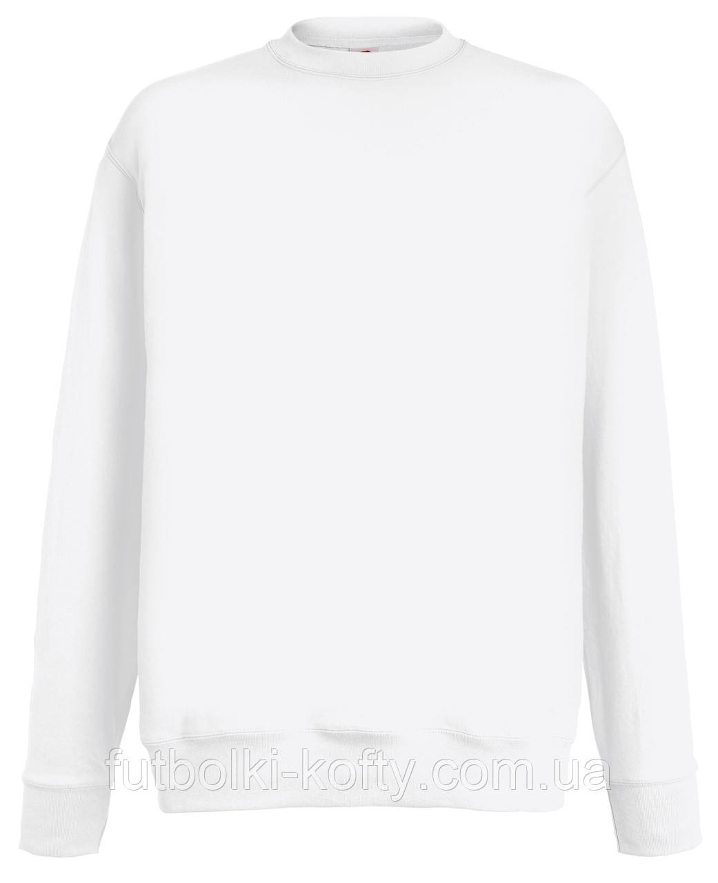 Світшот чоловічий білий светр легкий Lightweight set-in sweat Fruit of the Loom,S