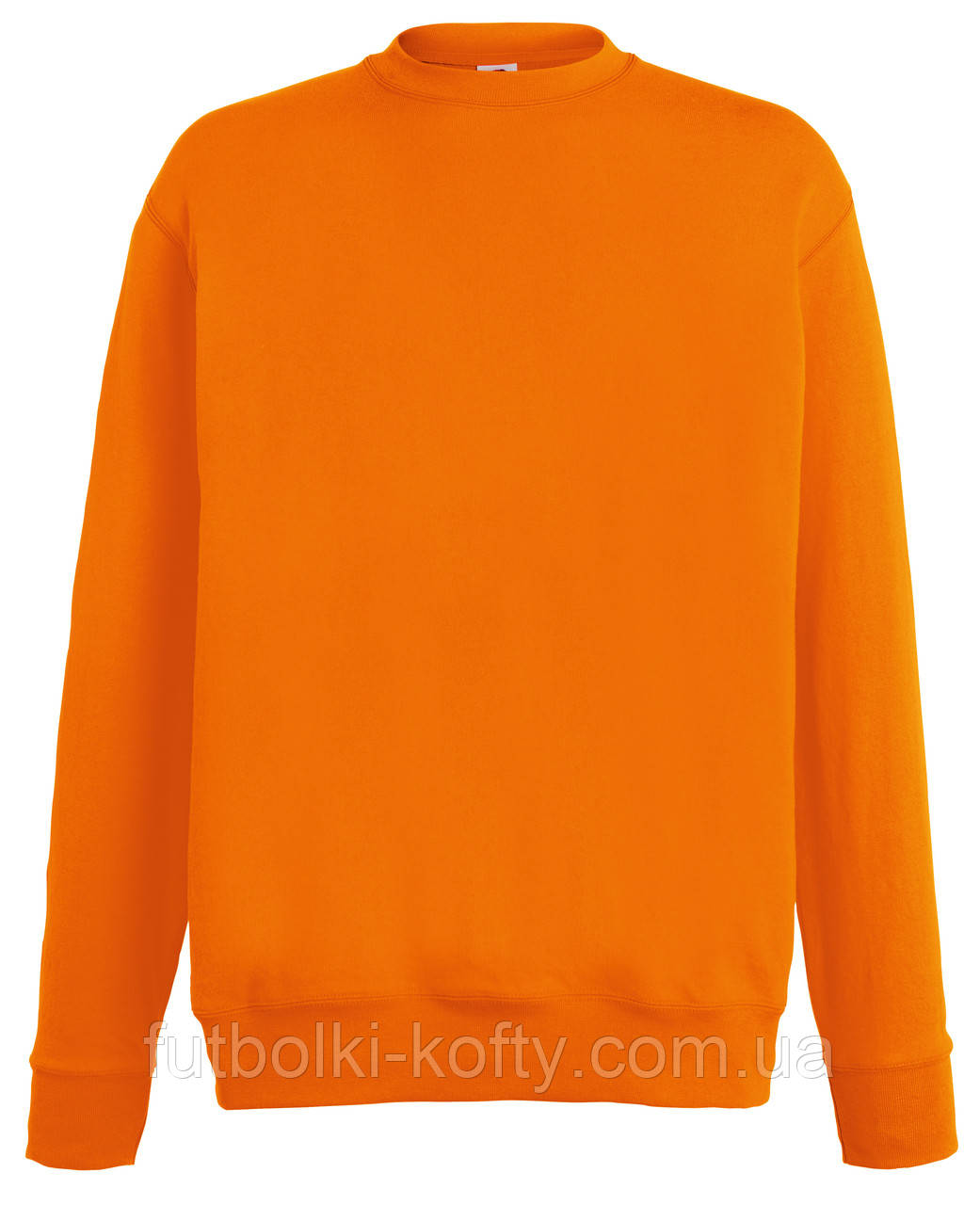 Світшот чоловічий оранжевий светр легкий Lightweight set-in sweat Fruit of the Loom,S