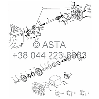 Коробка отбора мощности в сборе 720r/min на YTO X904