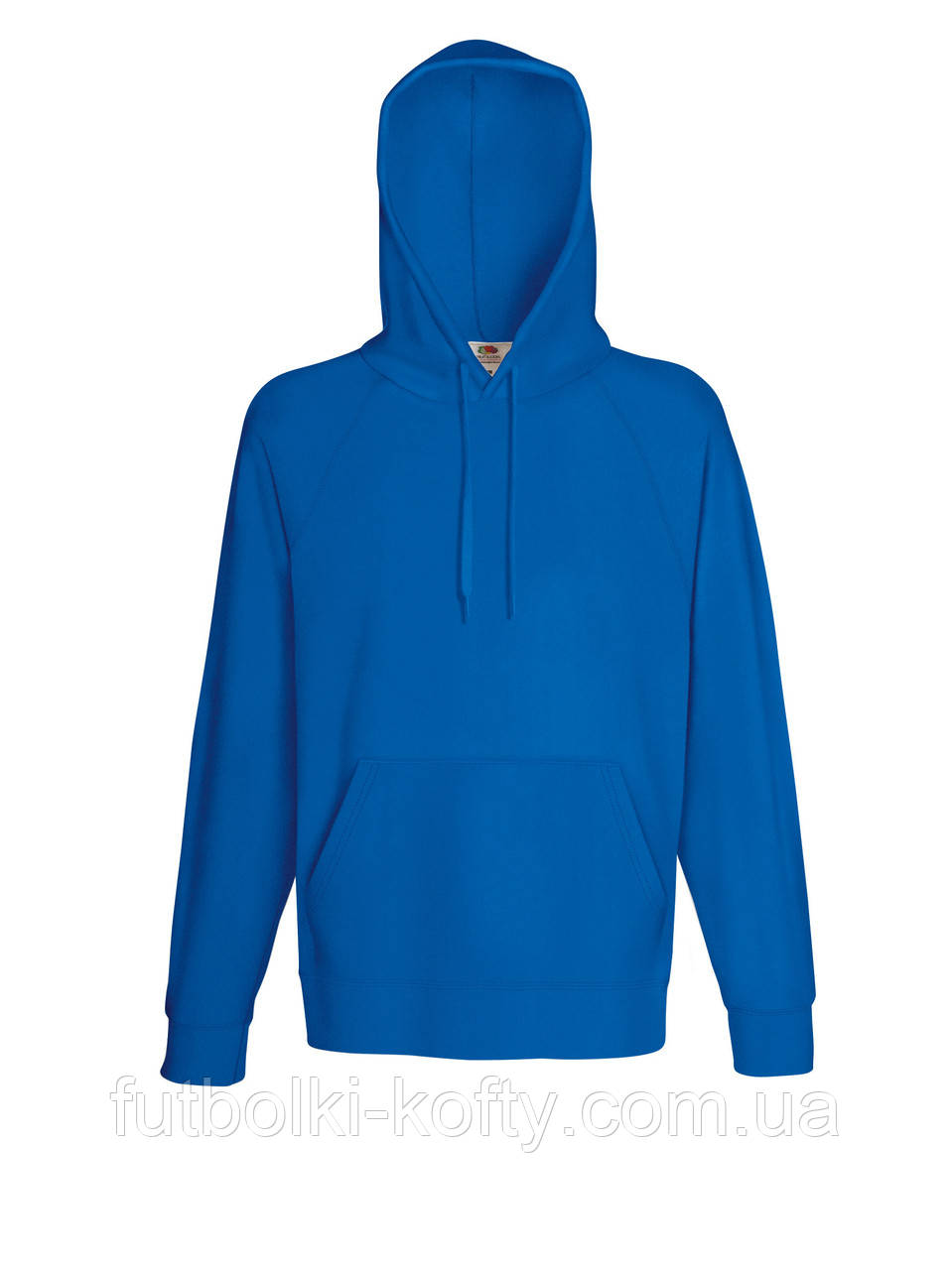 Худі чоловіча синя кофта з капюшоном легка Lightweight hooded sweat Fruit of the Loom,XL