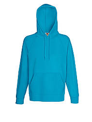 Худі чоловіча синя кофта з капюшоном легка (ультрамарин) Lightweight hooded sweat Fruit of the Loom,S