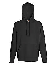 Худі чоловіча сіра кофта з капюшоном легка (світлий графіт) Lightweight hooded sweat Fruit of the Loom,2XL