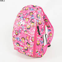 Оптом рюкзак для сменки для девочек - розовый - 5344