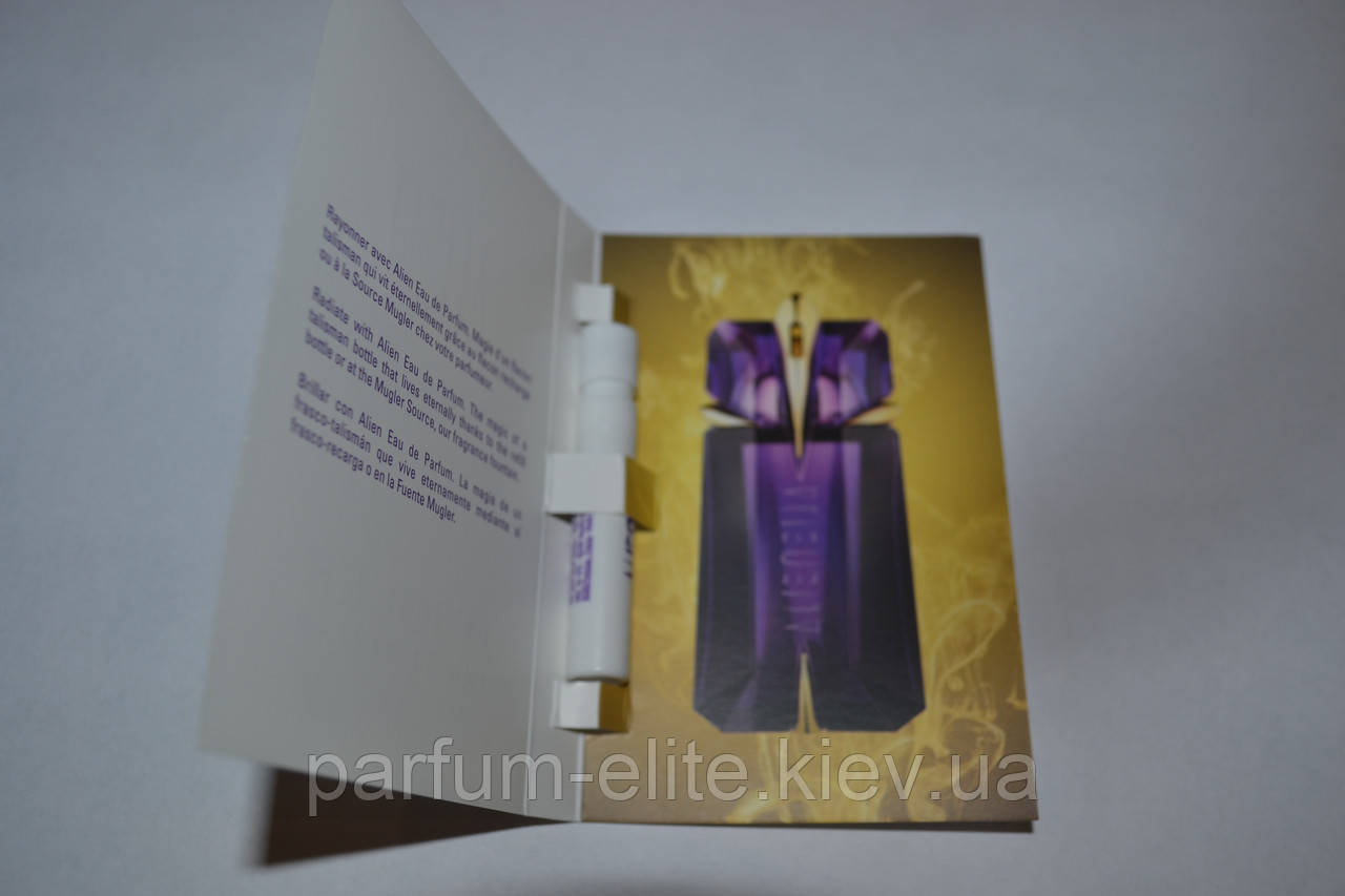Пробник жіночої парфумованої води Thierry Mugler Alien 1.2ml, фото 1