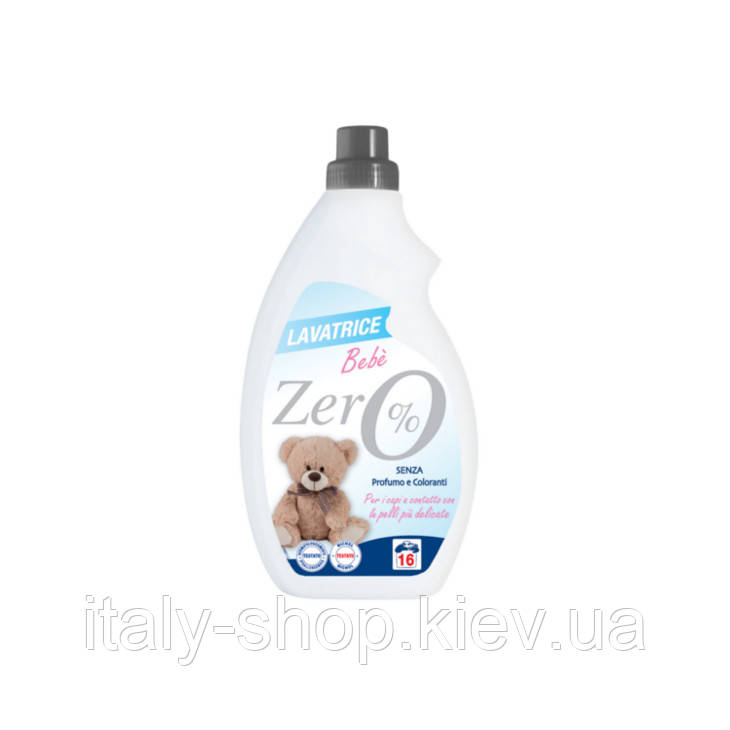 Дитячий гель для прання. ZERO % Lavatrice Bebe 1L Італія, фото 1